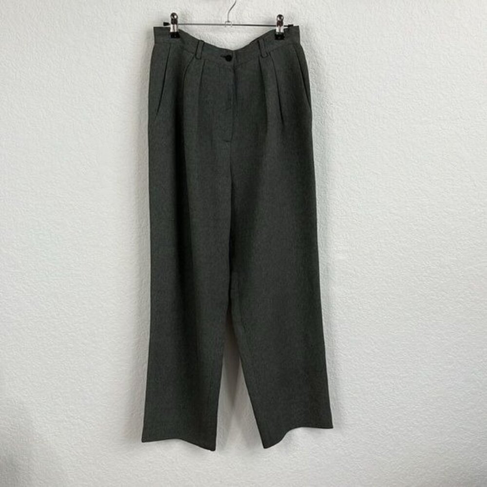 Giorgio Armani Pleated Gray High Waisted VTG 90s Pants Trousers